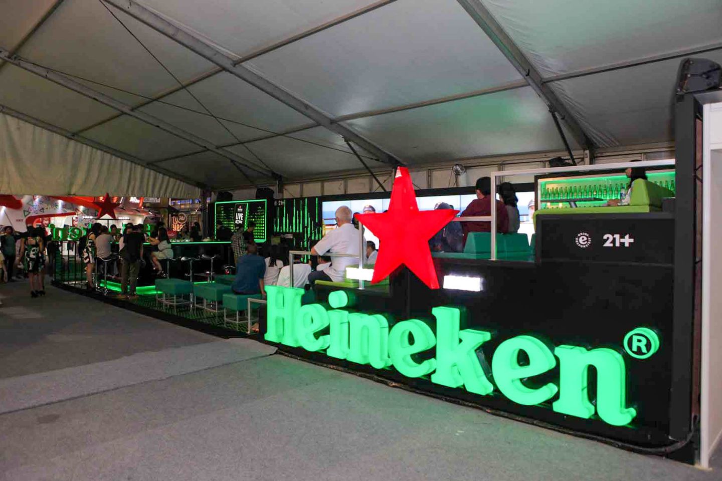 Booth event activation Heineken JavaJazz JJF