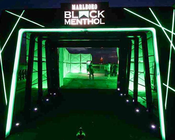 Panggung konser Marlboro Black Menthol