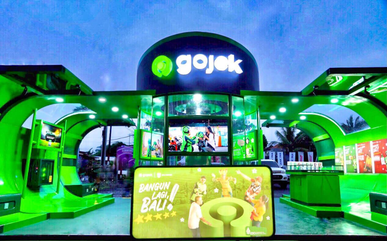 Design booth gojek