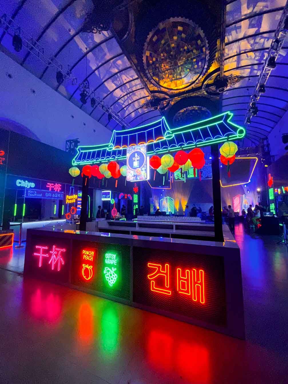 Product launch event for tiger soju indonesia