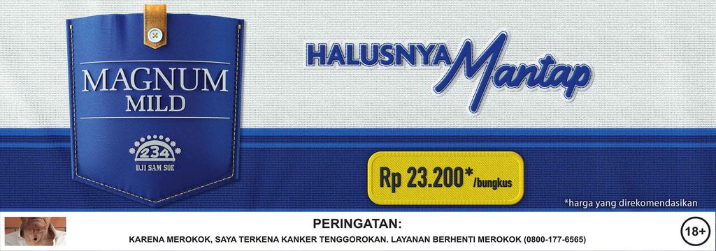 Iklan OOH advertising for Magnum Mild